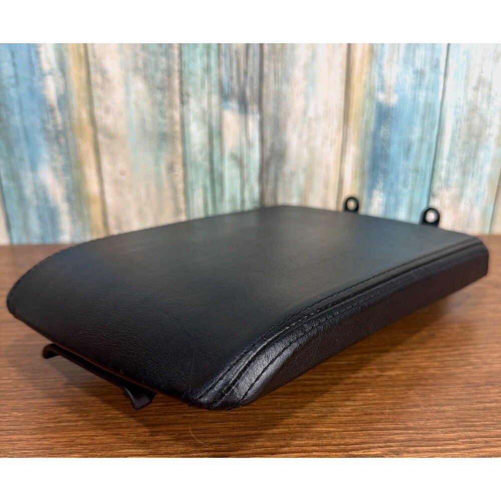 2004-2006 Cadillac SRX Front Center Console Lid Armrest Black Leather OEM